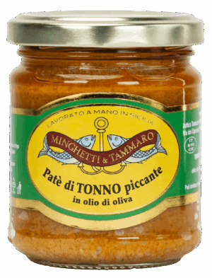 Paté di tonno piccante in olio d'oliva - 180 g