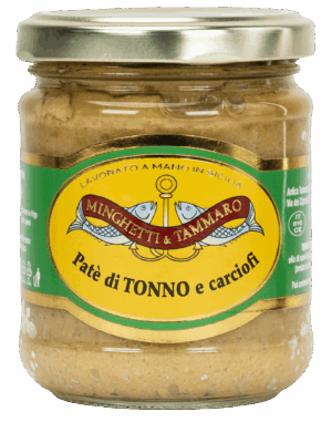 Paté di tonno e carciofi in olio d'oliva - 180 g