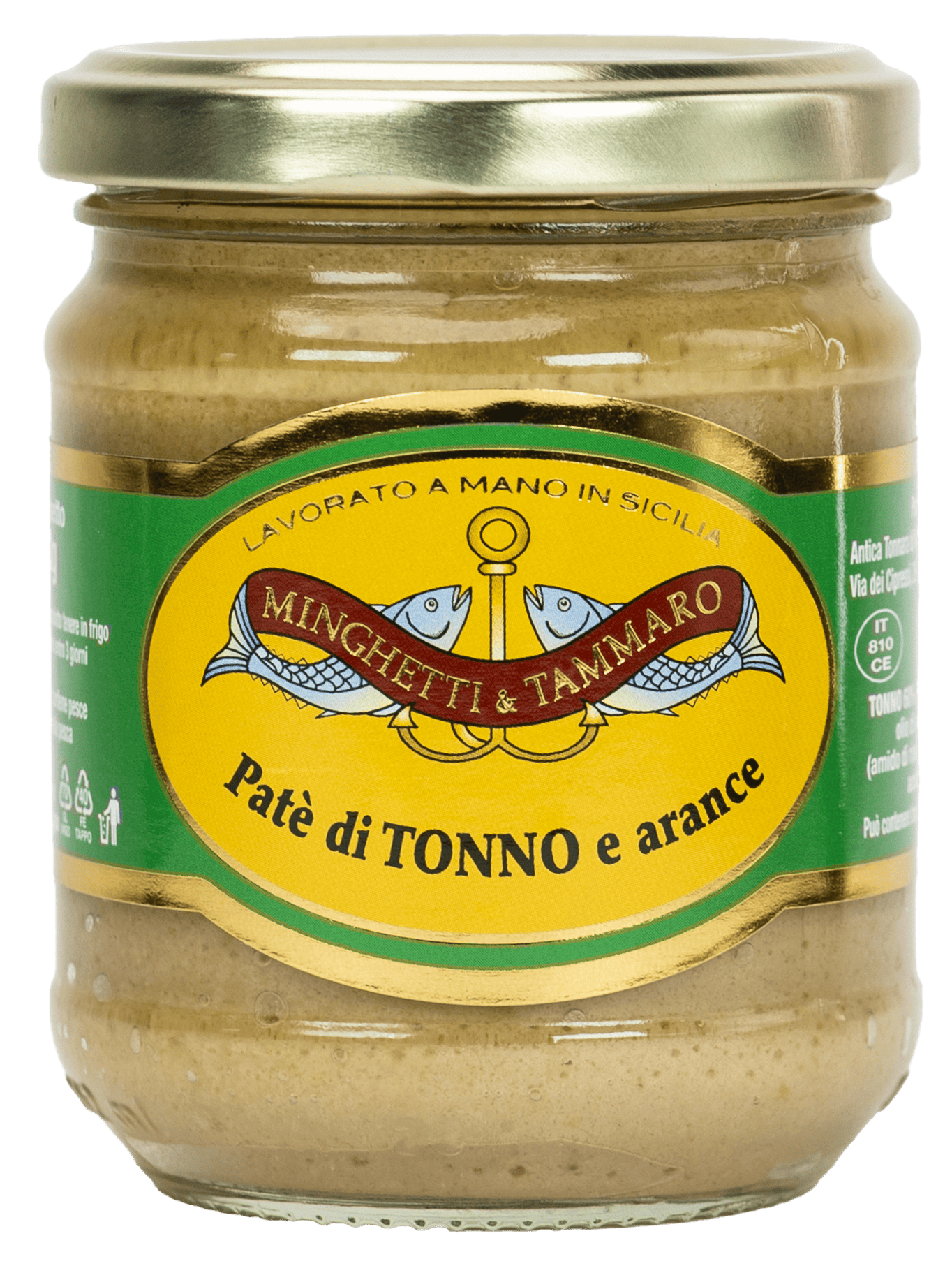 Paté di Tonno e Arancia in Olio d'Oliva – 180 g