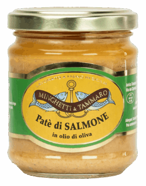 Paté di salmone in olio d'oliva - 180 g