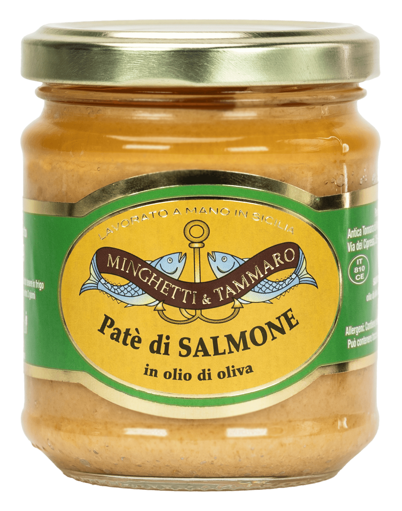 Paté di salmone in olio d'oliva - 180 g
