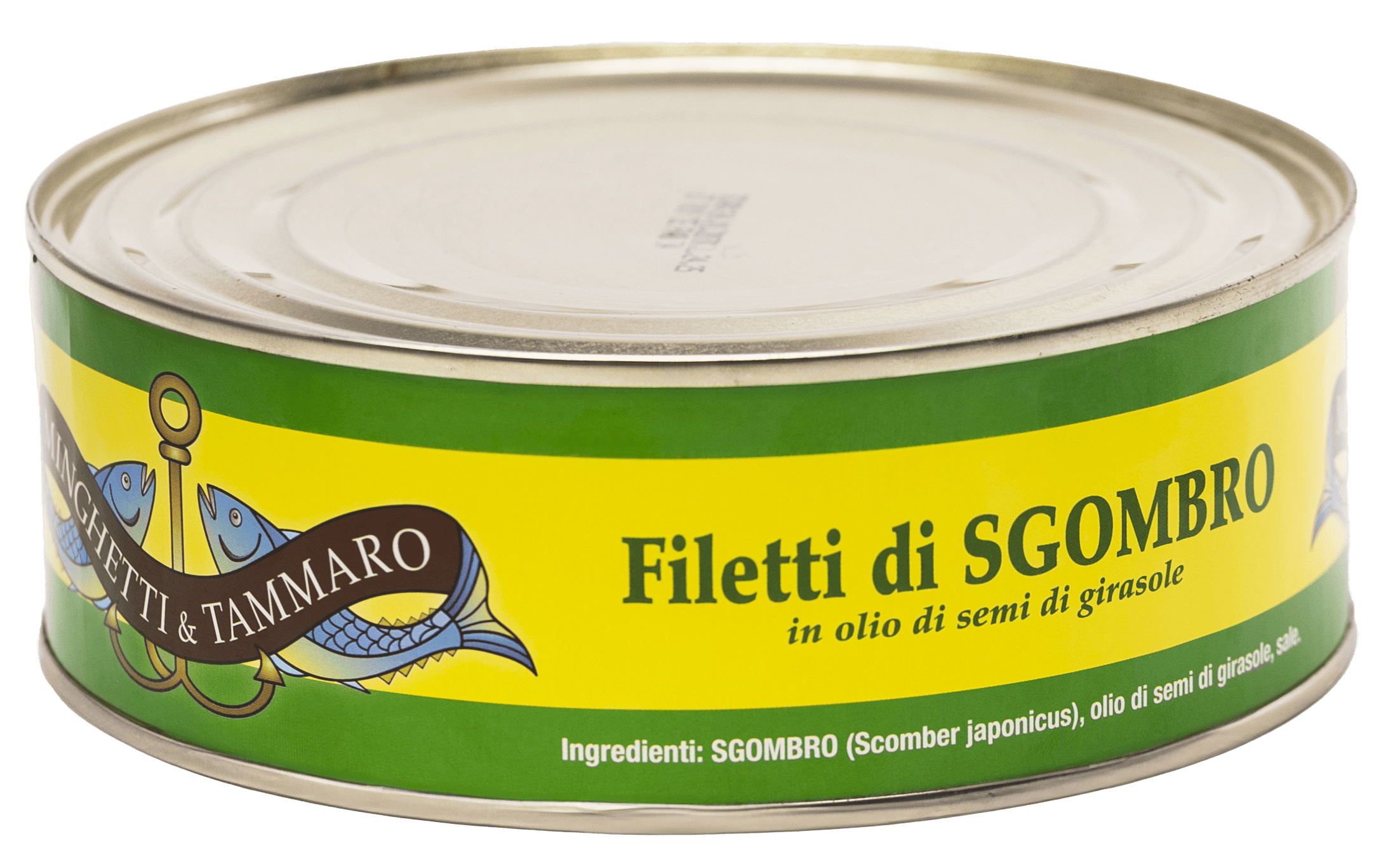 Filetti di sgombro in olio di semi di girasole 850 g